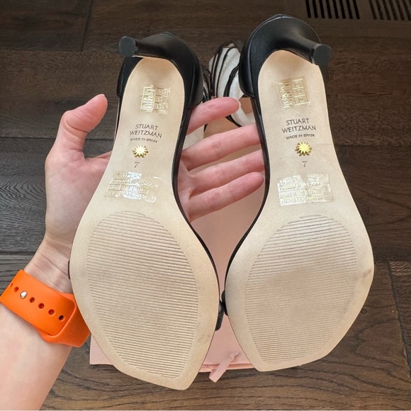 Stuart Weitzman Nudistcurve Gladiator Sandal 100mm - Picture 7 of 13